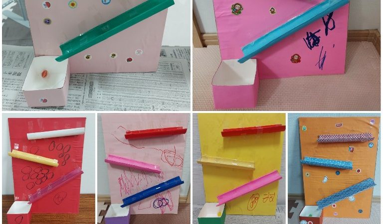 ビー玉転がし作り